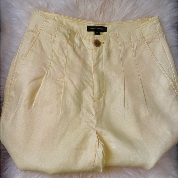 Banana Republic Linen Wide Leg Pants - Picture 5 of 14